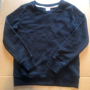 New Kids Black Sweatshirt Large (10) Crew Neck Cotton/Poly NWOT